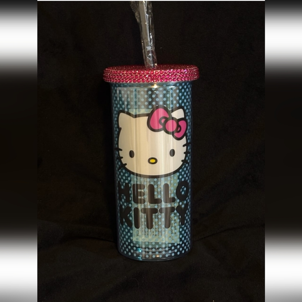 Hello Kitty Travel Tumbler with Sparklingly Pink Lid